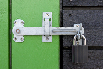 Shed Security With Padlock
