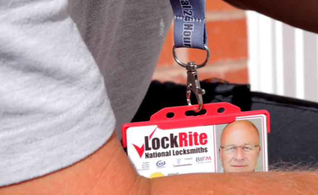 LockRite Locksmith ID Badge