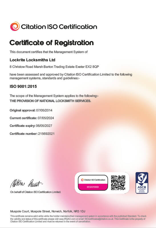 ISO 9001 Certification