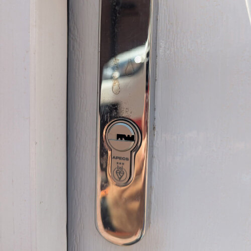 APECS BSI-certified lock installed by LockRite APECS BSI-certified lock installed