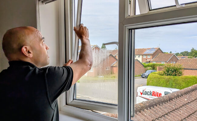 Rendlesham locksmith replacing a window