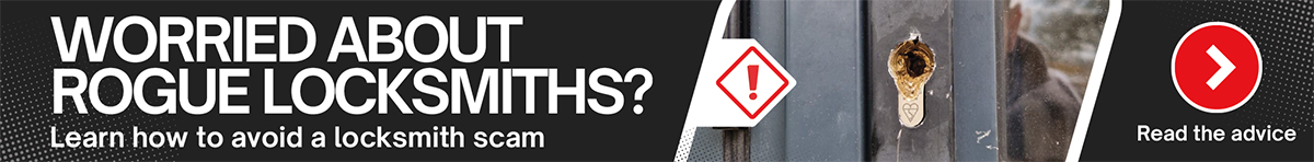 Avoid Locksmith Scams Banner - Get Advice With Our Guide
