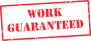 All Work Guaranteed Label