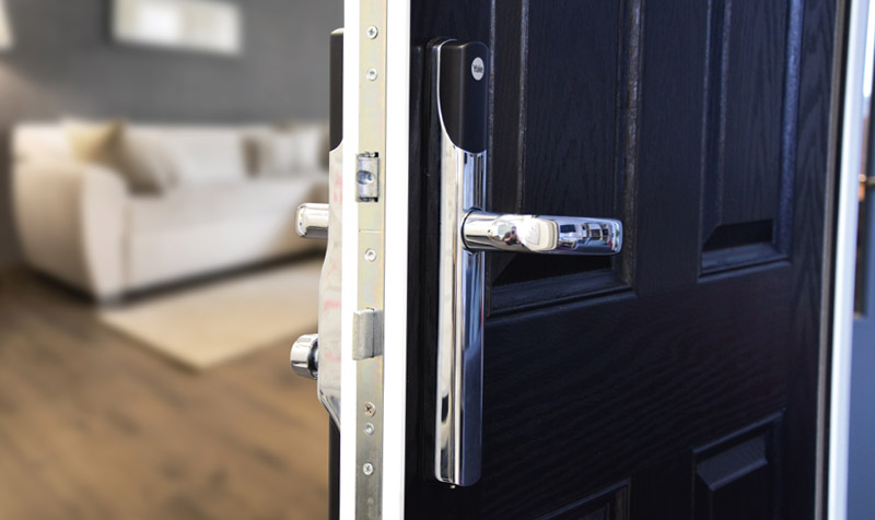 Open Door With Yale Conexis L1 Lock