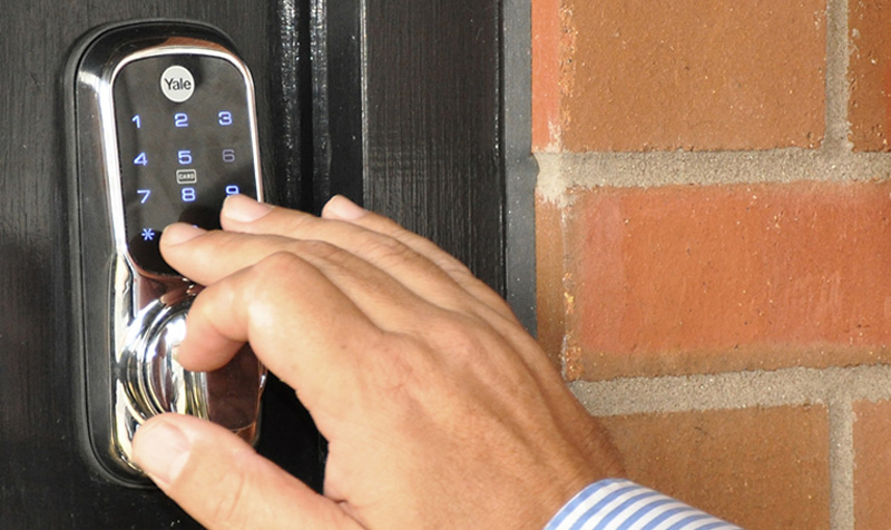 Yale Keyless Smart Lock Installed